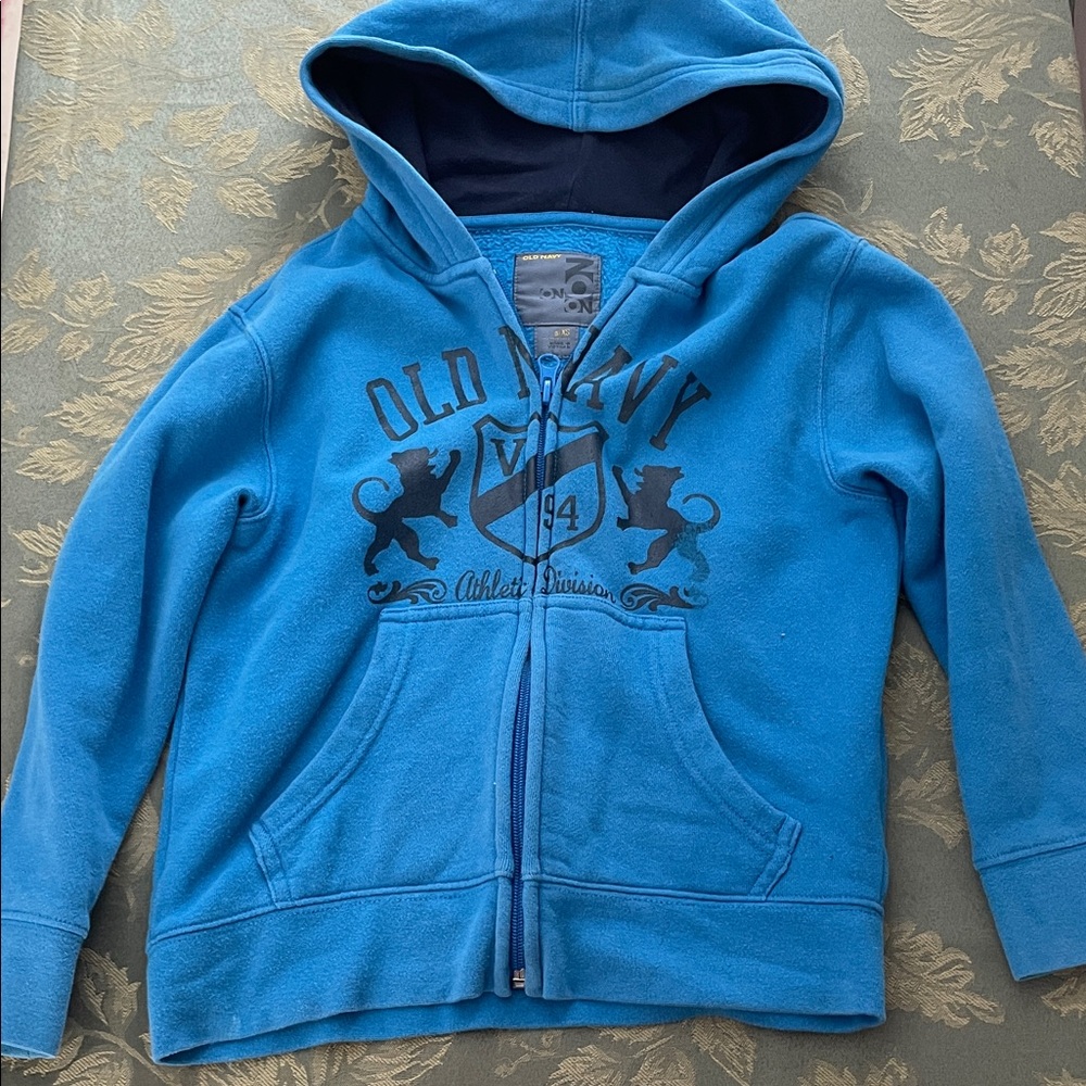 Old Navy Vibrant Blue Kids Hoodie